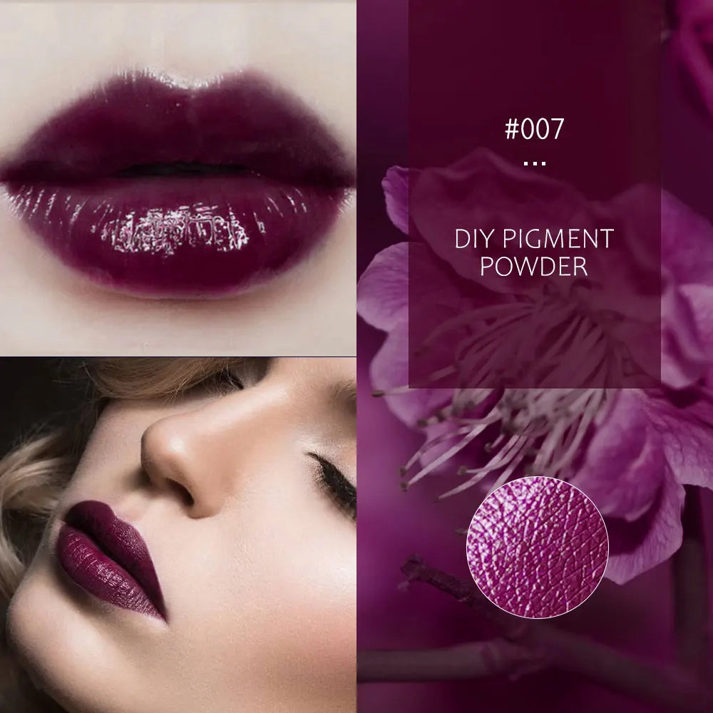 Lápiz labial en polvo de 32 colores, brillo labial de larga duración, pigmento cosmético, material para brillo labial, pigmento para glaseado labial.