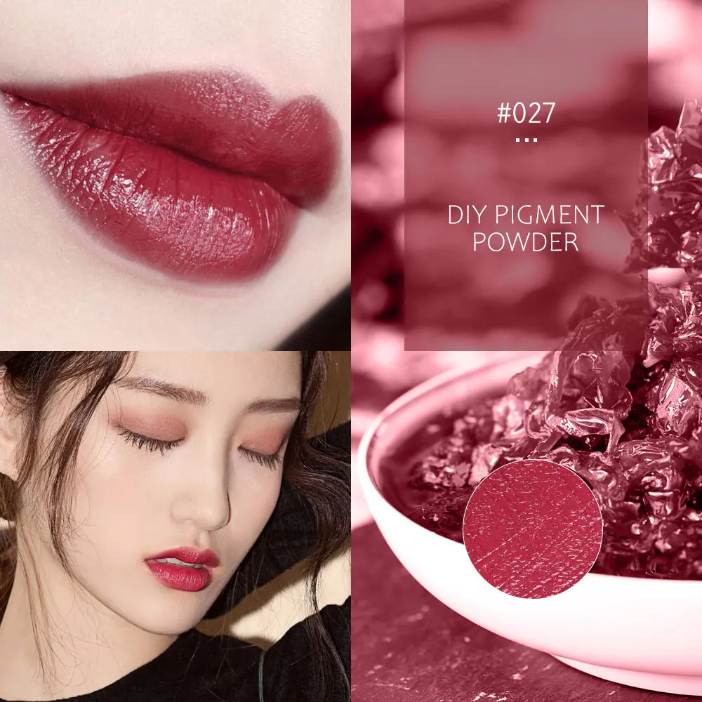 Lápiz labial en polvo de 32 colores, brillo labial de larga duración, pigmento cosmético, material para brillo labial, pigmento para glaseado labial.