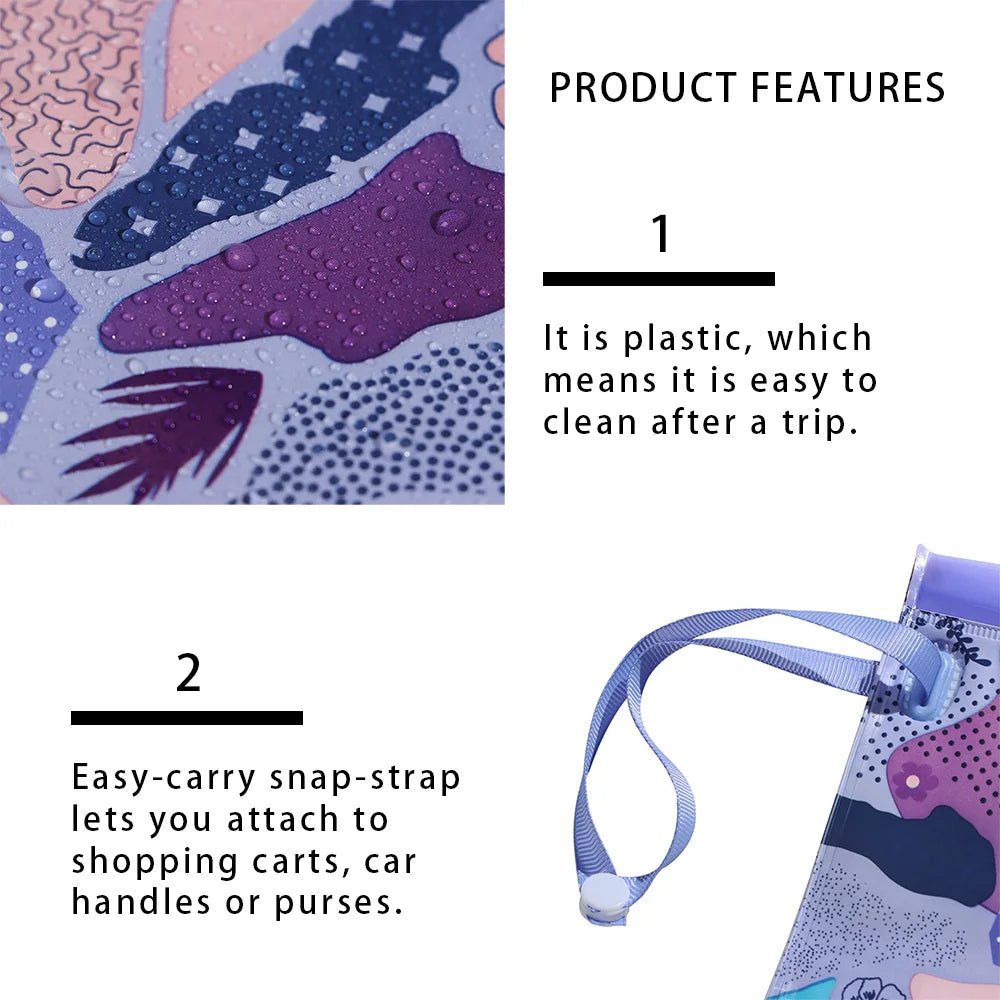Estuche portátil de EVA para toallitas húmedas de bebé, reutilizable, recargable, caja de pañuelos, bolsa de cosméticos con cierre a presión, almacenamiento para el hogar
