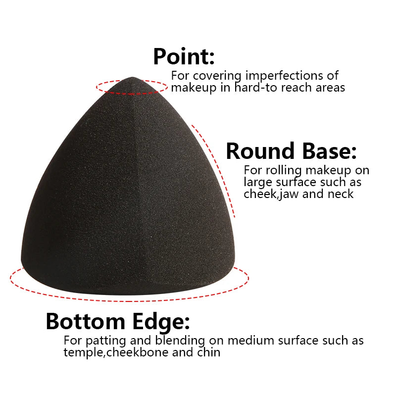 Docolor Makeup Foundation Sponge Face Makeup Cosmetic Puff Powder Beauty Egg Facial Soft Tools Accessories Ball Bevel Cut