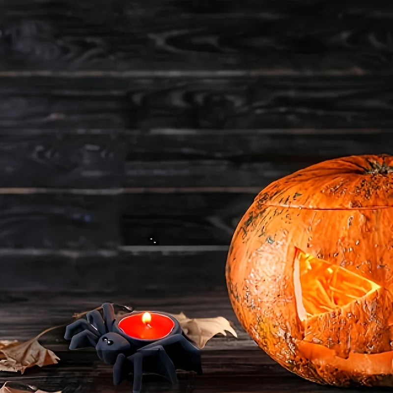 Spider Silicone Mold, Gypsum Scented Candle, Candlestick Ornament, Halloween Series Home Decoration, Epoxy Resin Handicraft