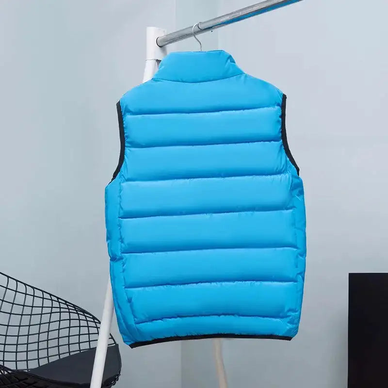 Customized/DIY logo vest personality logo casual men's and women's slim sleeveless top vest autumn and winter clothing - Lootquake