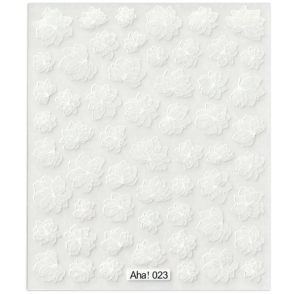 42Model Sticker Nail Decal 3D Adhesive Patch,Smile/Animal/Flower Nail Art Decorations Manicure Sticker Easter Day Design Decal- - Lootquake