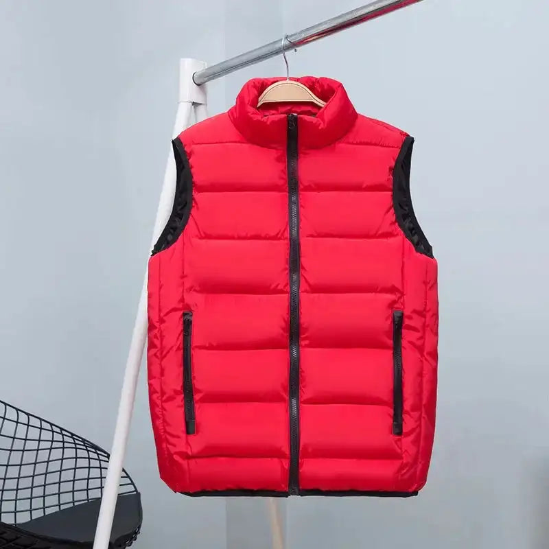 Customized/DIY logo vest personality logo casual men's and women's slim sleeveless top vest autumn and winter clothing - Lootquake