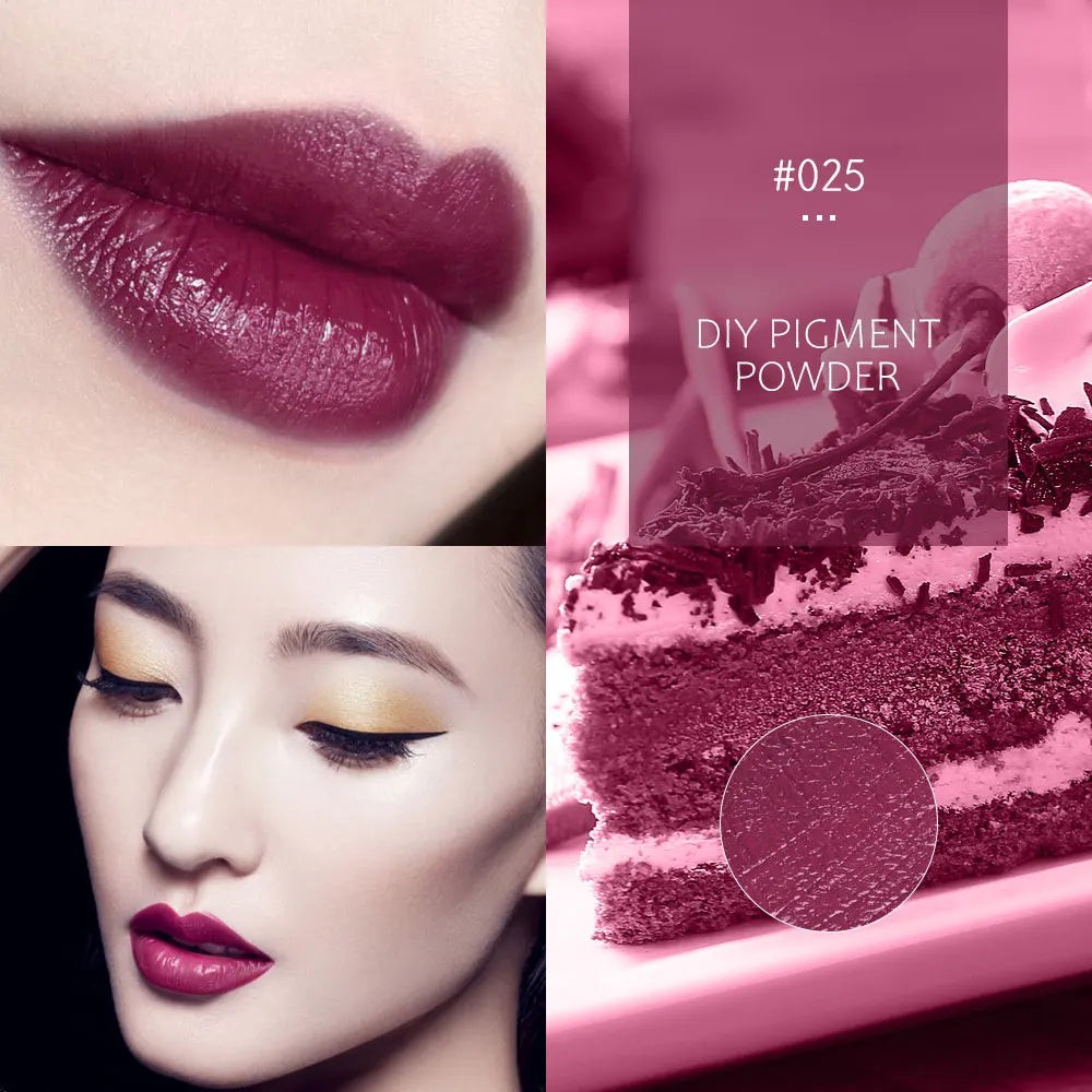 Lápiz labial en polvo de 32 colores, brillo labial de larga duración, pigmento cosmético, material para brillo labial, pigmento para glaseado labial.