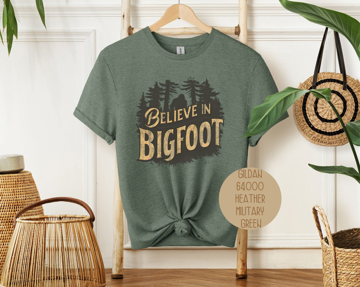 I Believe in Bigfoot Shirt-1