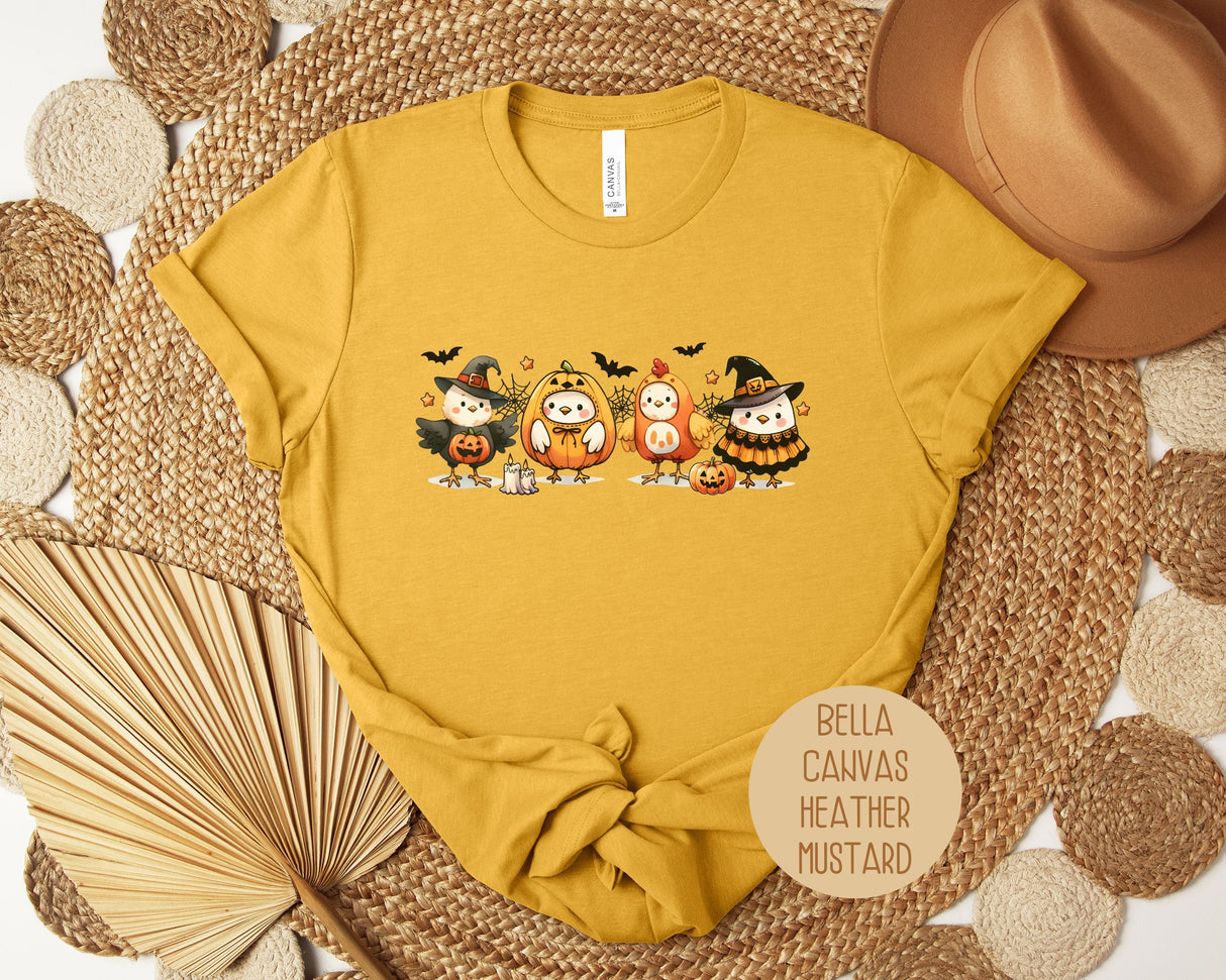 Chickens in Halloween Costumes Shirt-5
