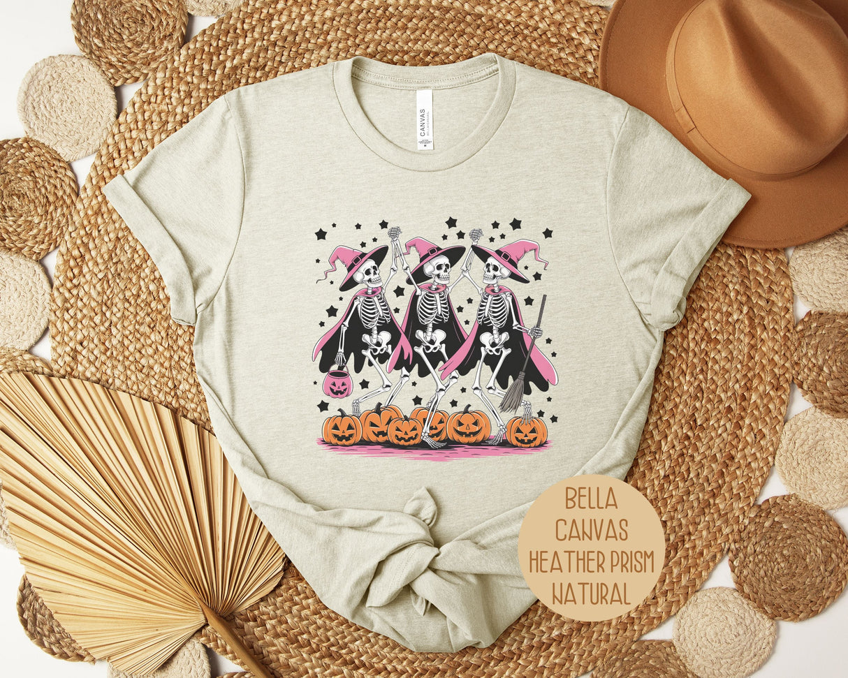 Dancing Skeletons Funny Halloween Shirt-6