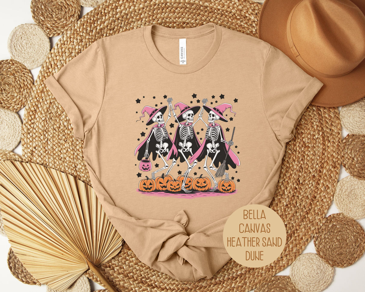 Dancing Skeletons Funny Halloween Shirt-7