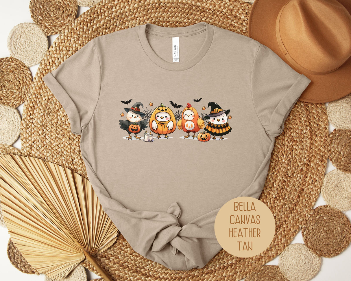 Chickens in Halloween Costumes Shirt-8