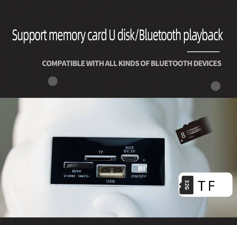 Altavoz Bluetooth inalámbrico 2023 para Bulldog Francés, altavoces para computadora, estéreo portátil, supergraves, USB AUX, subwoofer completo para exteriores