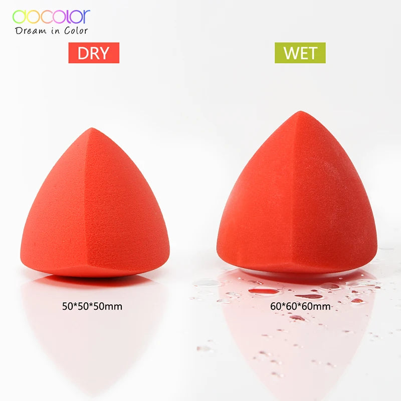 Docolor Makeup Foundation Sponge Face Makeup Cosmetic Puff Powder Beauty Egg Facial Soft Tools Accessories Ball Bevel Cut