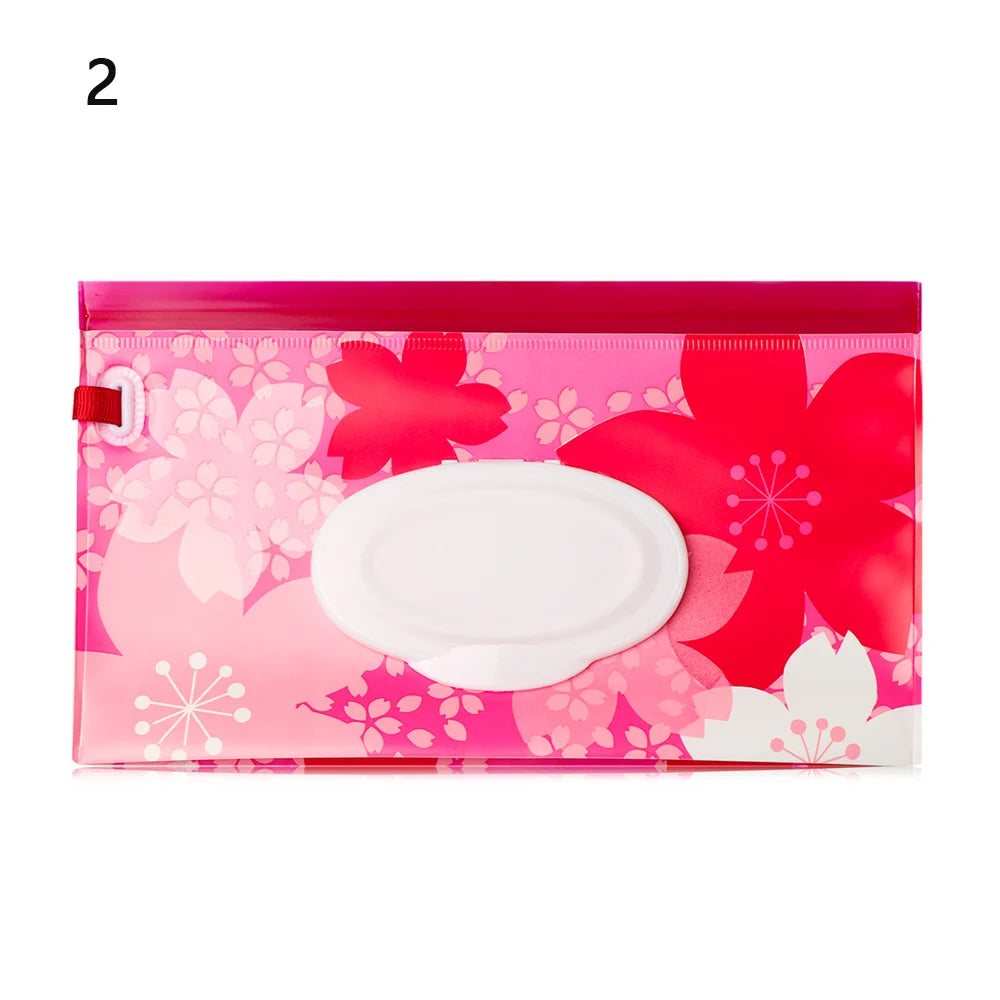 Estuche portátil de EVA para toallitas húmedas de bebé, reutilizable, recargable, caja de pañuelos, bolsa de cosméticos con cierre a presión, almacenamiento para el hogar