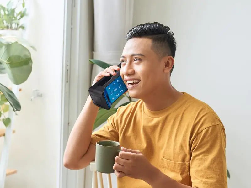 Altavoz Bluetooth con diseño clásico para teléfono móvil, altavoz portátil retro para teléfono celular, altavoz Bluetooth inalámbrico para teléfono celular para exteriores.