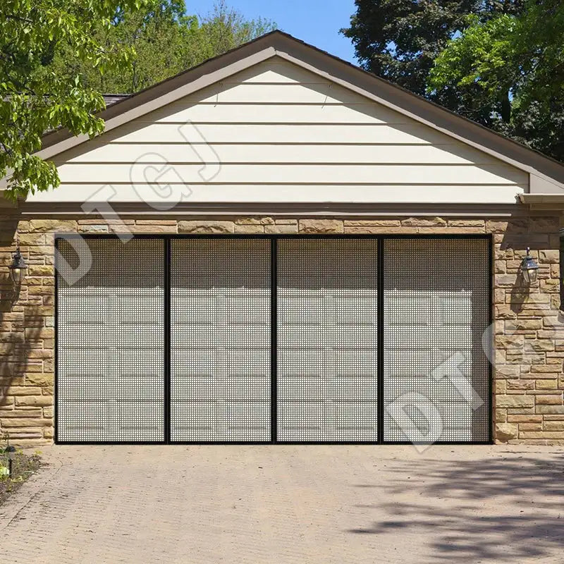 Large Size Magnetic Garage Door Curtain Custom Size Mosquito Net Anti Fly Insect Screen Used in Pavilions Balconies Outdoor Tent - Lootquake