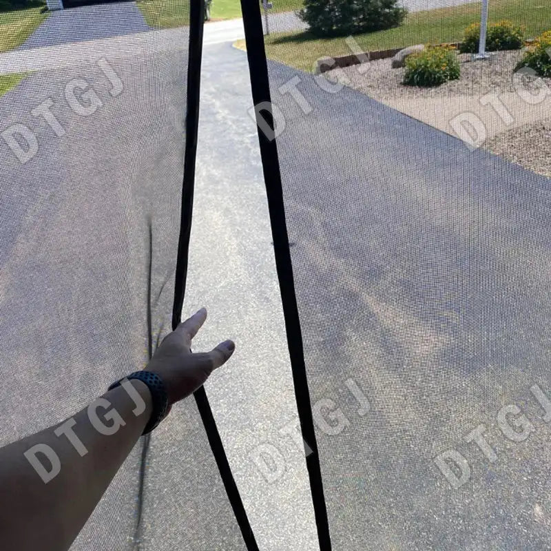 Large Size Magnetic Garage Door Curtain Custom Size Mosquito Net Anti Fly Insect Screen Used in Pavilions Balconies Outdoor Tent - Lootquake