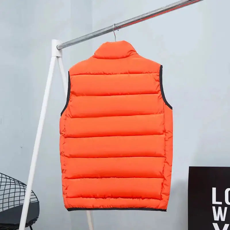 Customized/DIY logo vest personality logo casual men's and women's slim sleeveless top vest autumn and winter clothing - Lootquake