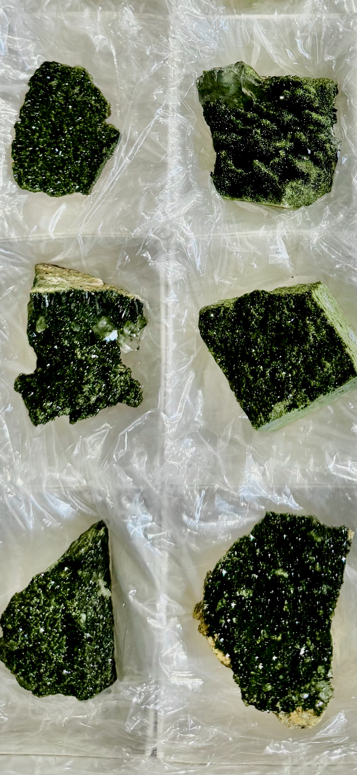 Forest Epidote Specimens from Turkey, Epidote and Quartz, Epidote Clusters