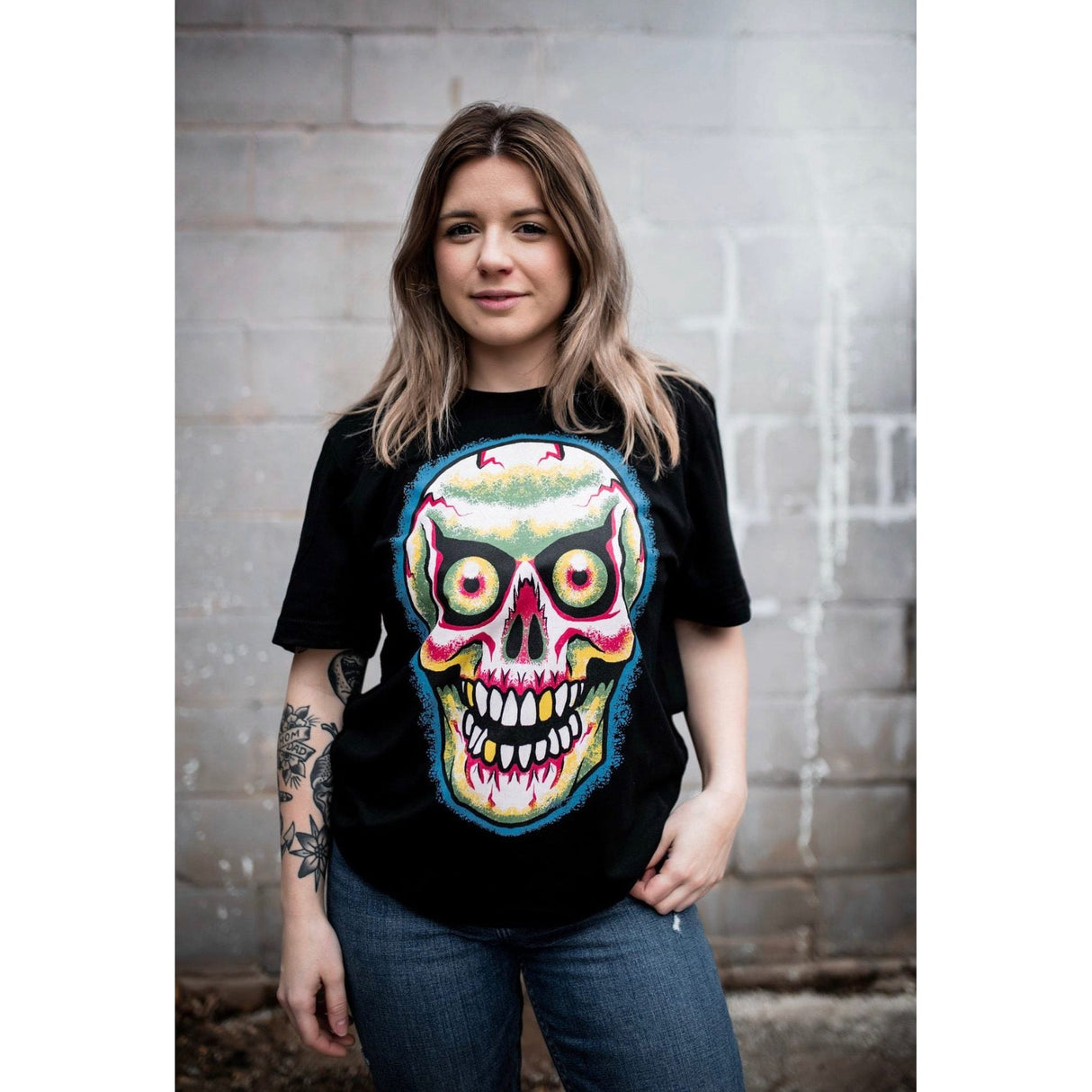 Neon Skull Unisex Tee