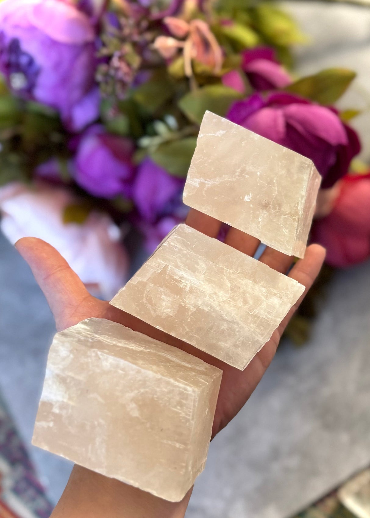 Optical Calcite, Glows PINK Under UV Light, Fluorescent Minerals