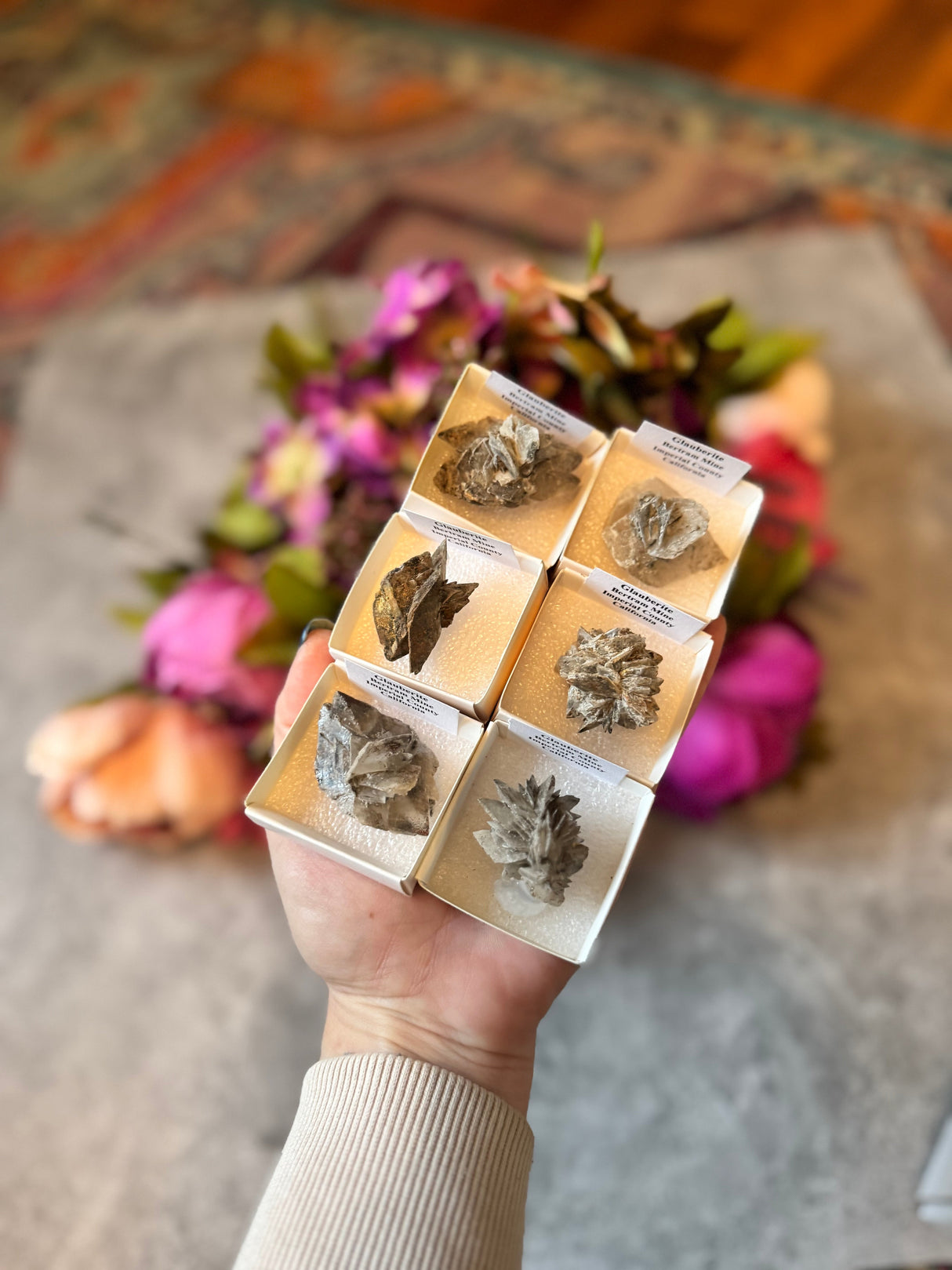 Glauberite Mineral Specimen from Bertram Mine, California