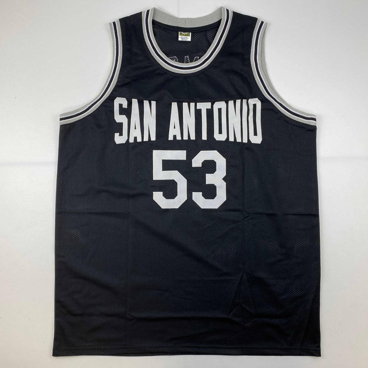 Autographed/Signed Artis Gilmore HOF 11 San Antonio Black Basketball Jersey JSA COA