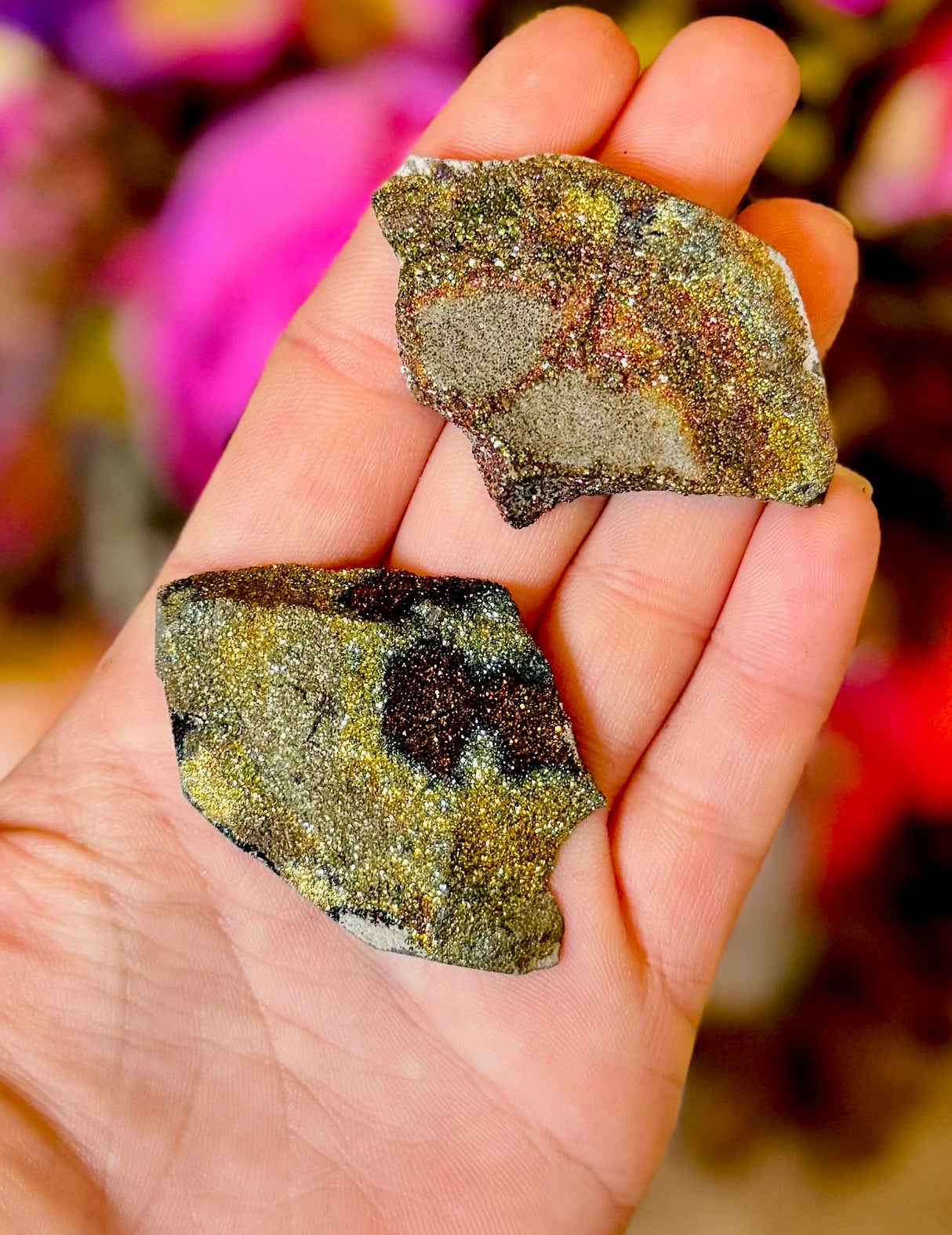 Rainbow Pyrite, Iridescent Pyrite From Ulyanovsk, Russia