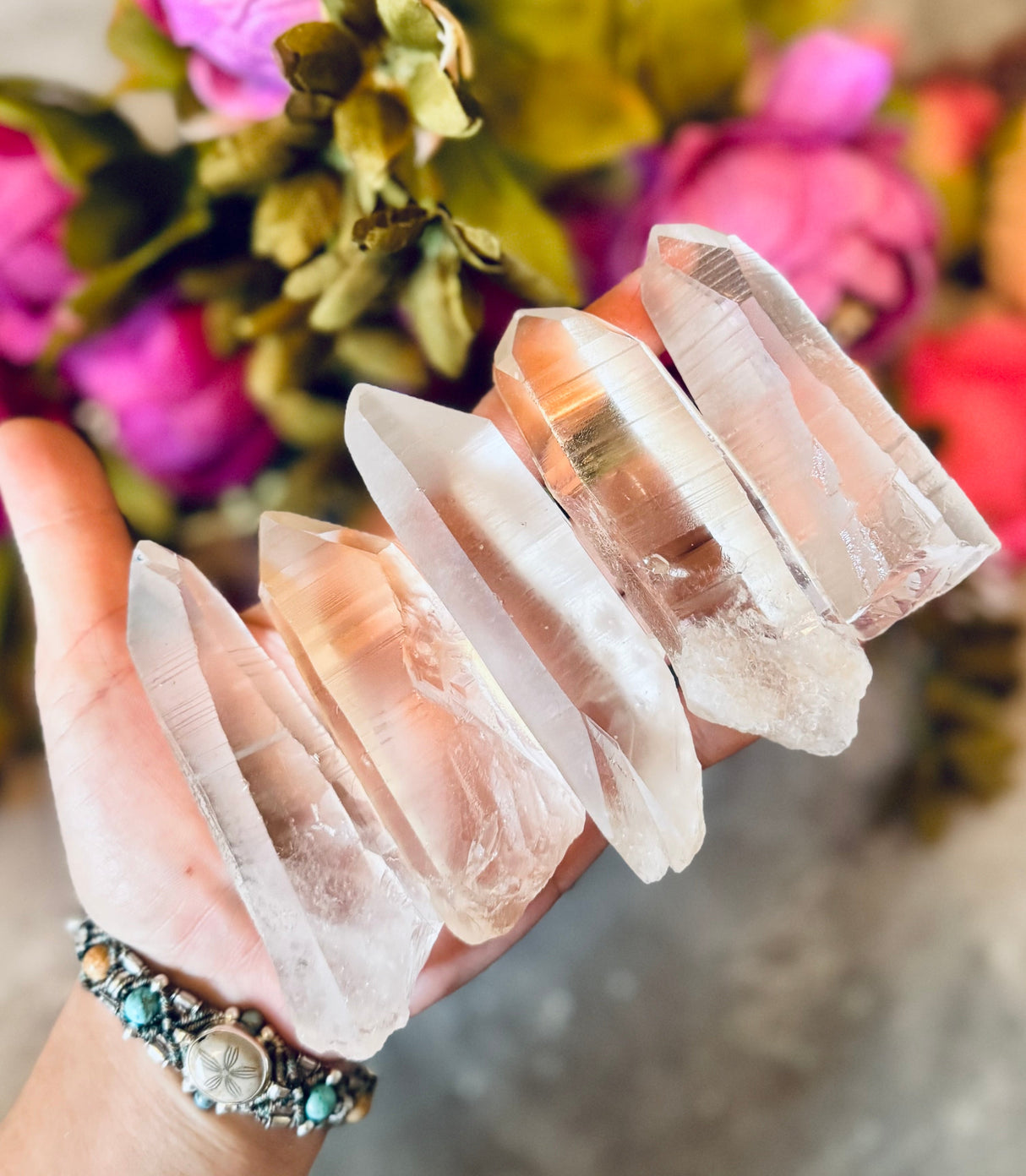 Lemurian Quartz Points, Lemurian Seed Quartz