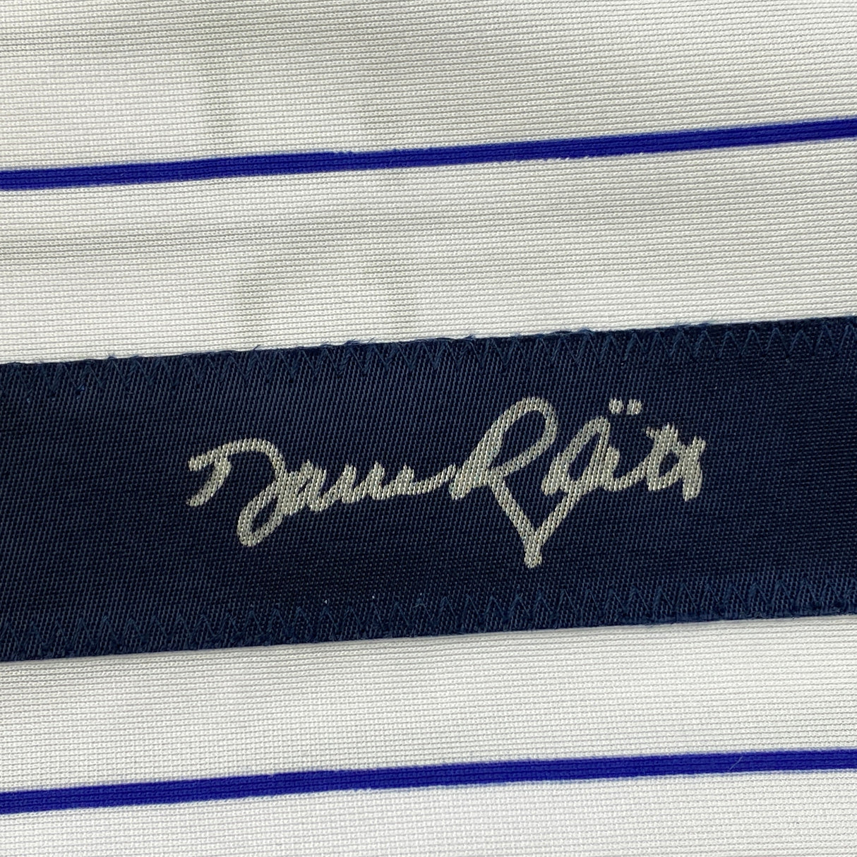 Autographed/Signed Dave Righetti New York Pinstripe Baseball Jersey JSA COA