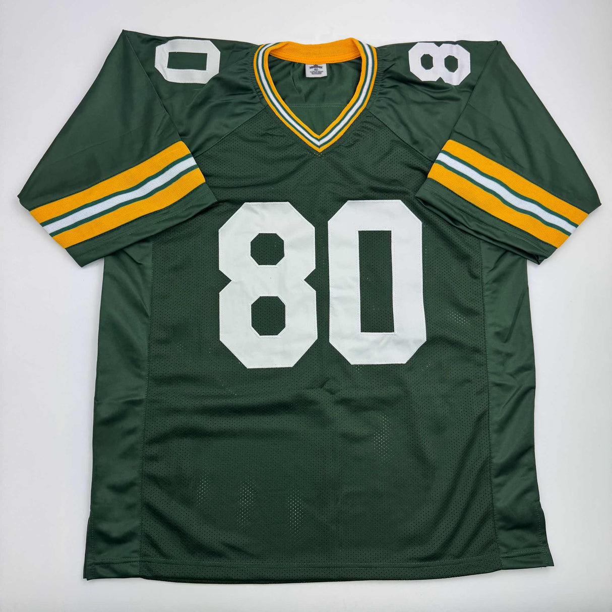 Camiseta de fútbol americano Green Bay Green autografiada/firmada de Donald Driver JSA COA