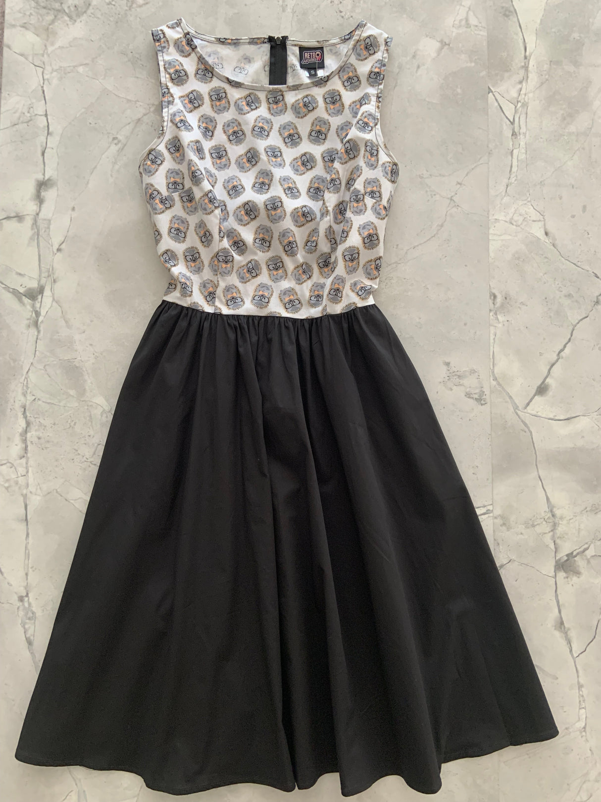 Vestido doble de erizo