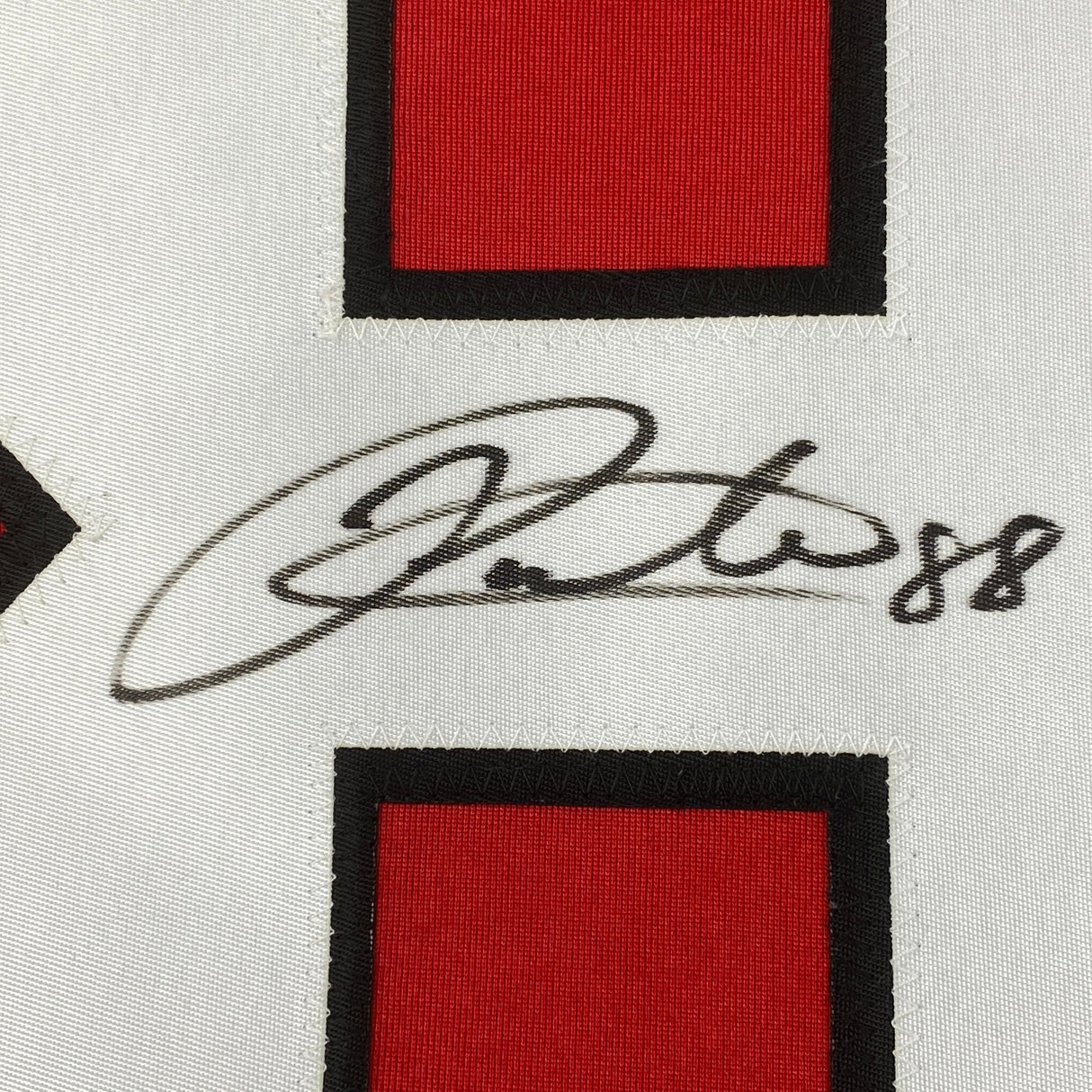 Camiseta de hockey roja de Chicago autografiada/firmada por Patrick Kane Beckett BAS COA