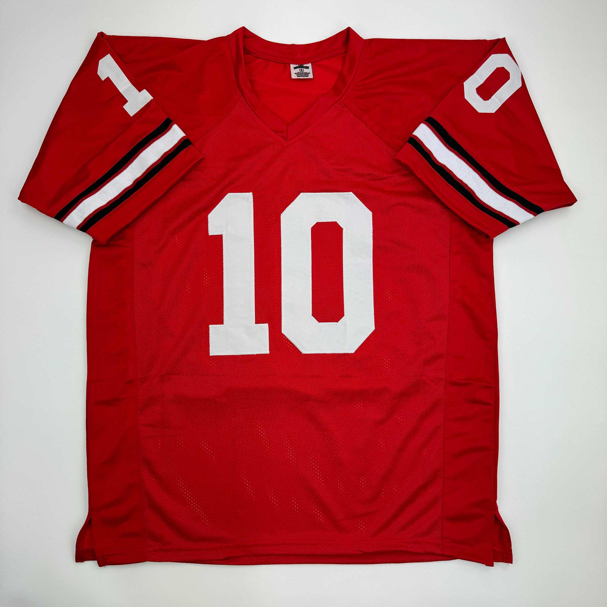 Autographed/Signed Fran Tarkenton Georgia Red College Football Jersey Beckett BAS COA