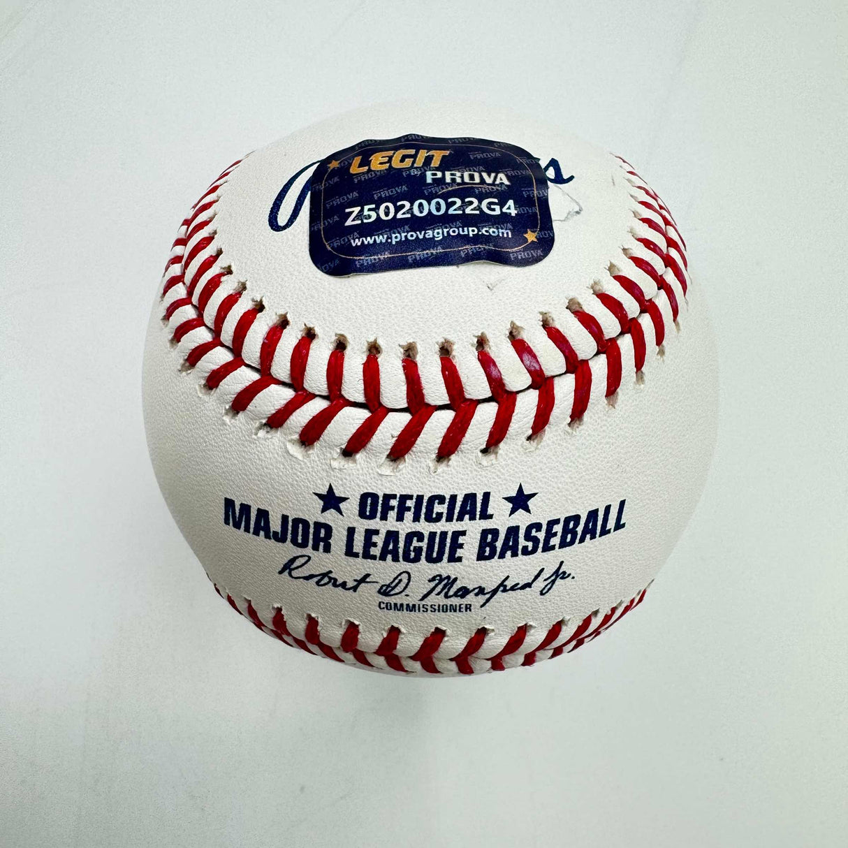 Autographed/Signed Jacob Misiorowski Rawlings Official Major League ROML Baseball PROVA COA
