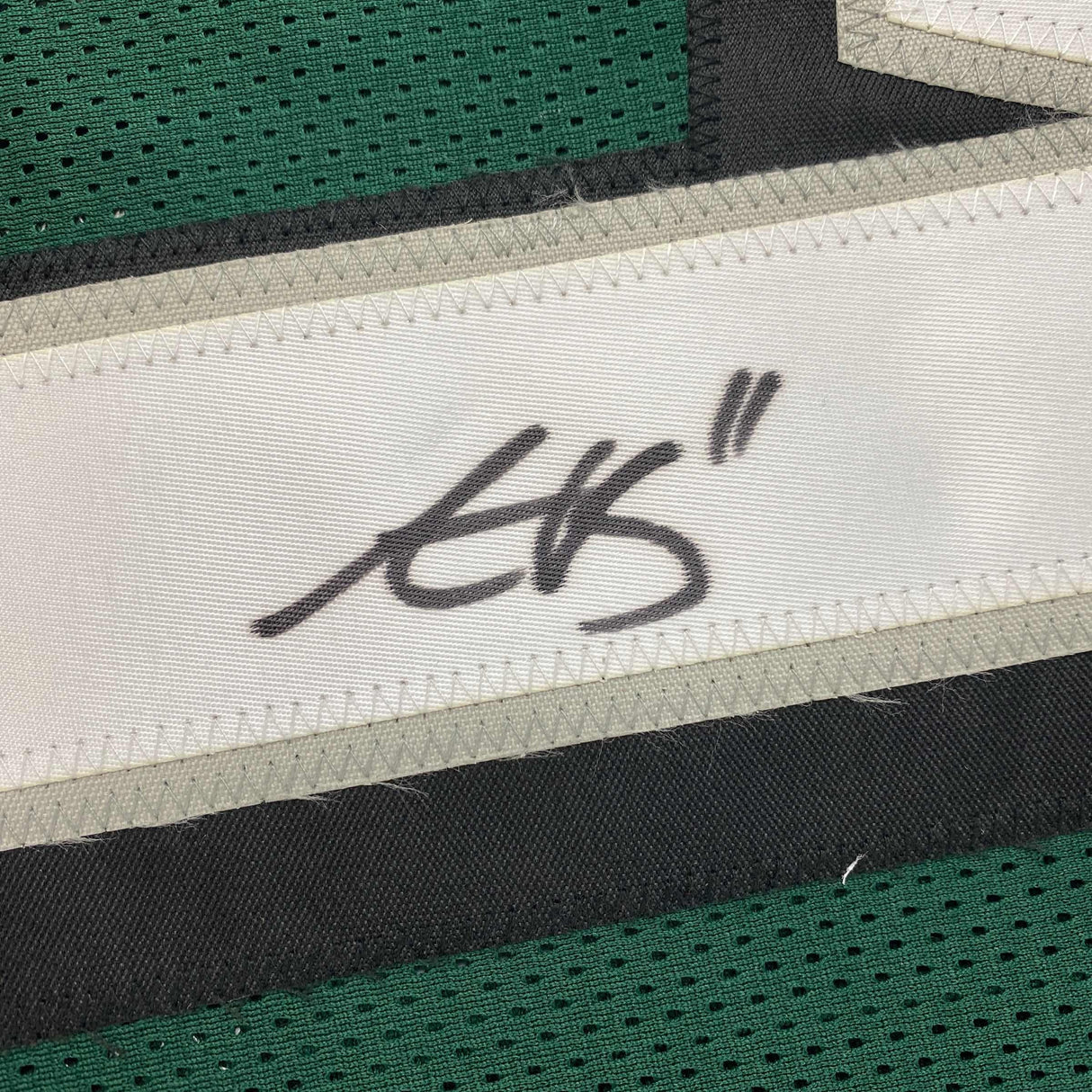 Autographed/Signed AJ A.J. Brown Philadelphia Green Football Jersey PSA/DNA COA