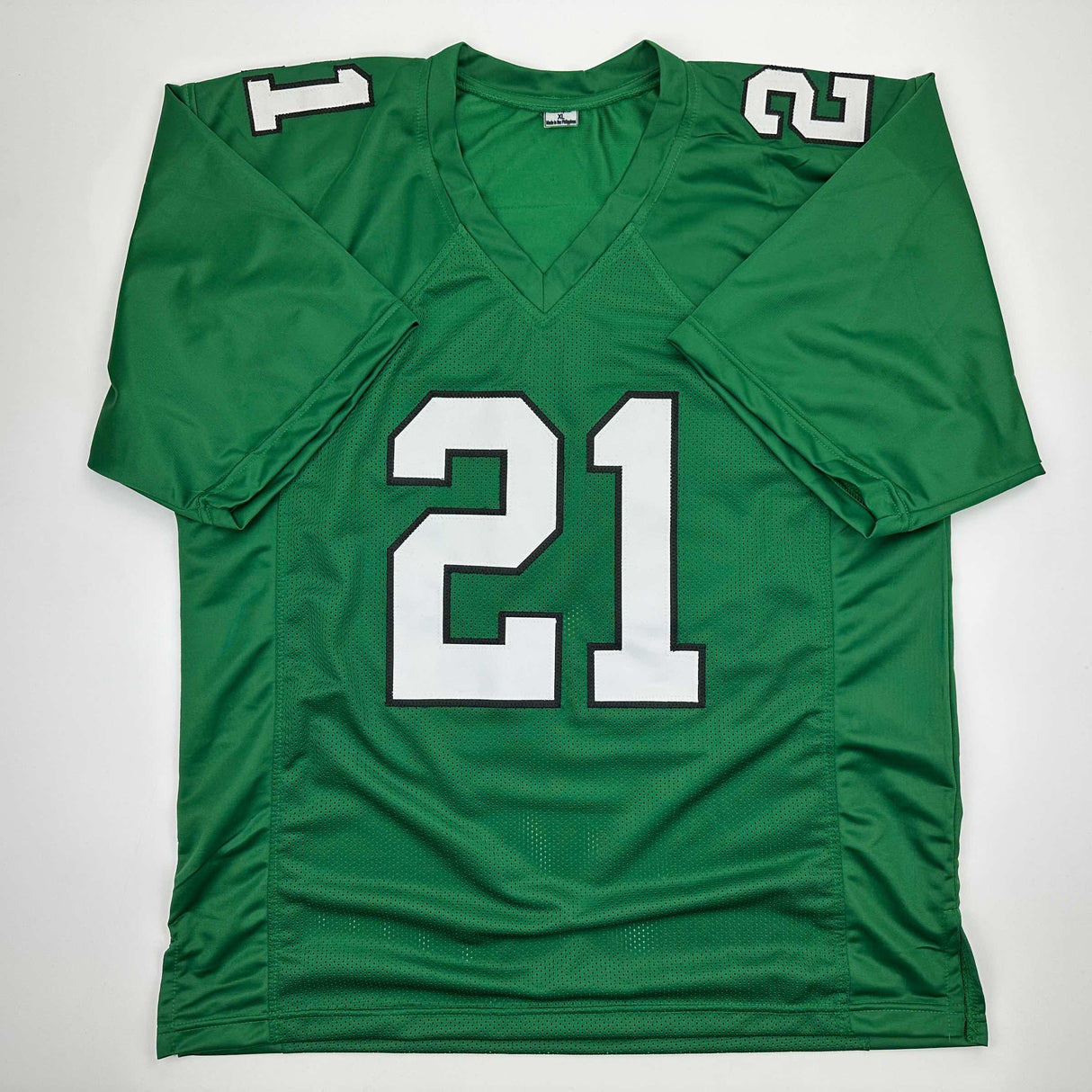 Autographed/Signed Eric Allen Philadelphia Kelly Green Football Jersey Beckett BAS COA