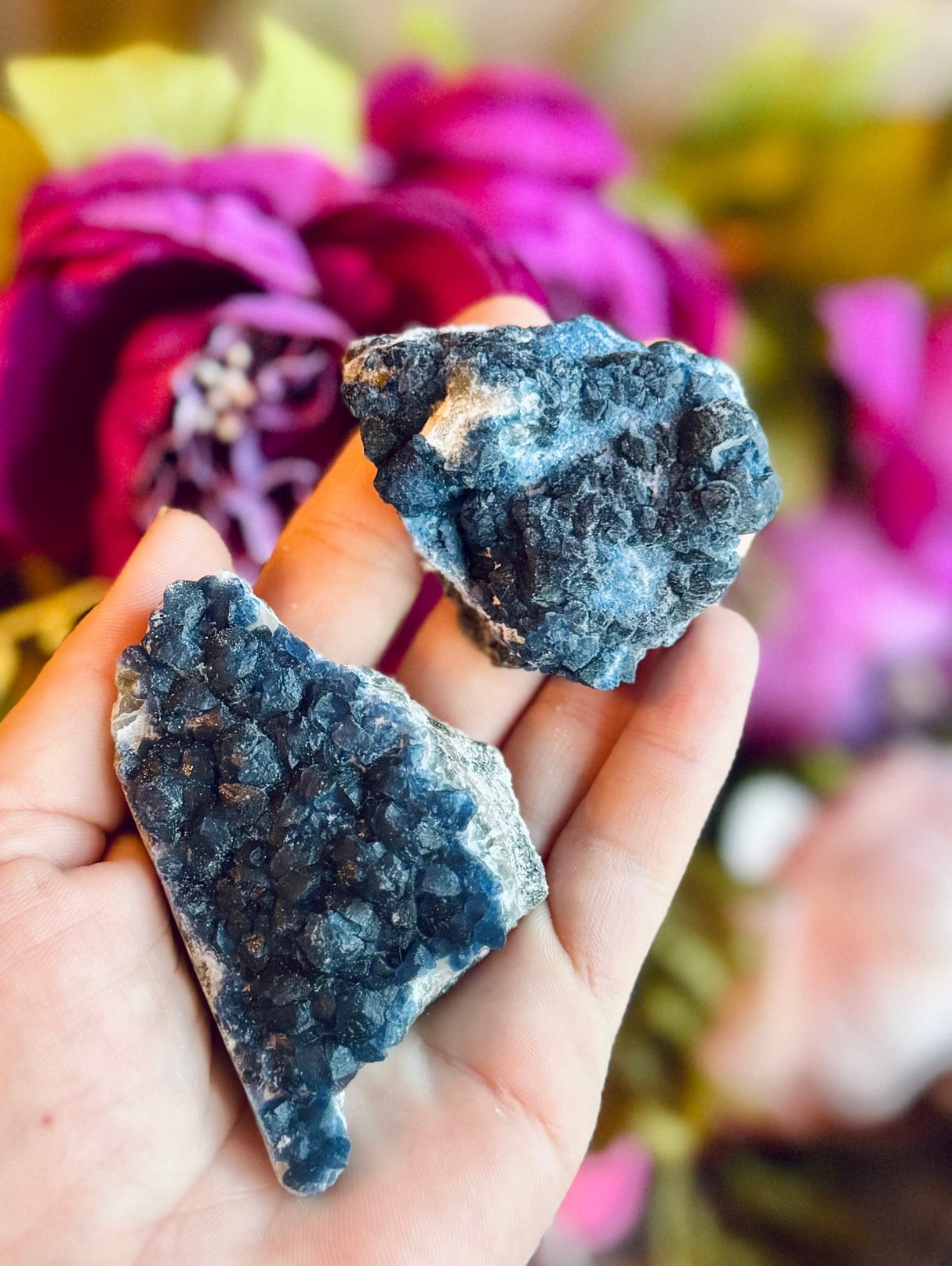 Blueberry Fluorite Specimens from Inner Mongolia, Blue Fluorite