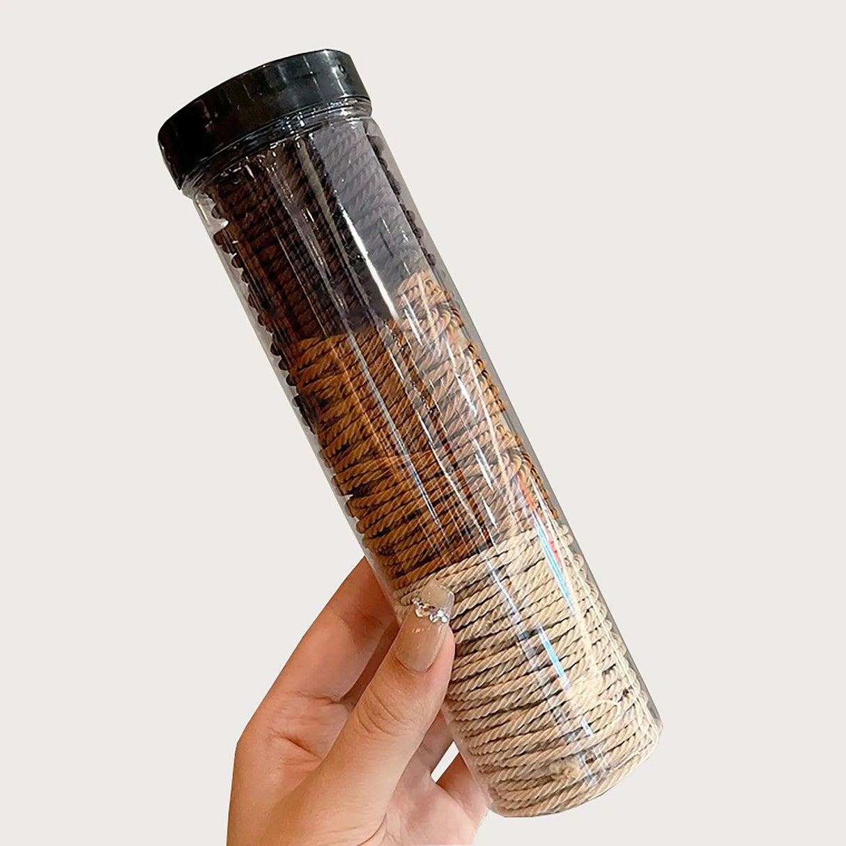 100 Pieces Canisters Seamless Hair Ties High Ponytail Hair Rope Non Harmful Hair Ties Non Slip Sport Hair Ties For Thick Hair Long Hair Medium Thin Hair - Lootquake