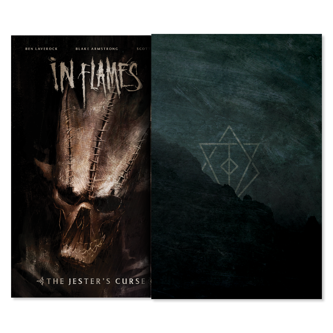 In Flames presenta: La maldición del bufón (novela gráfica) - Paquete Deluxe
