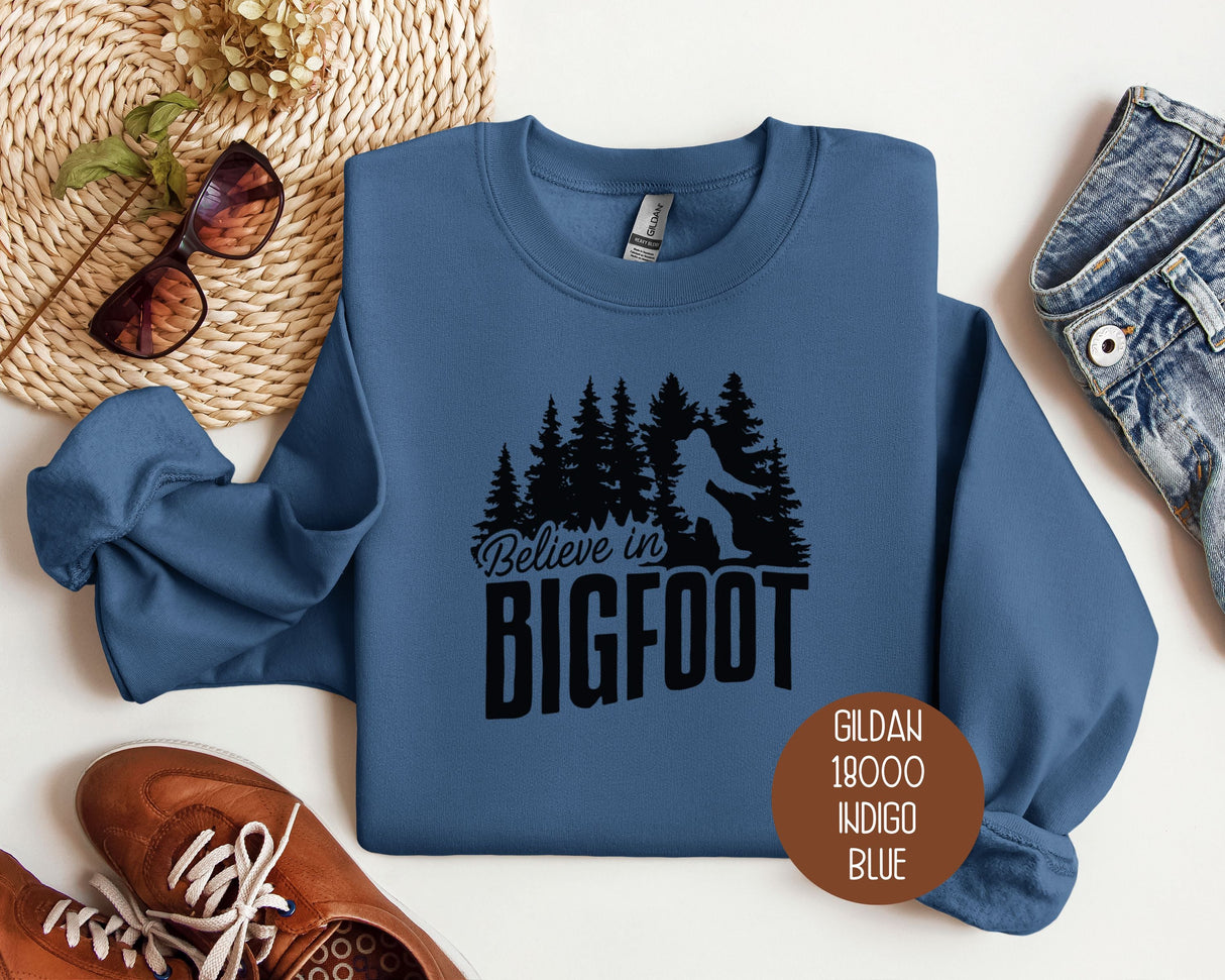 Believe in Bigfoot Sweatshirt-1