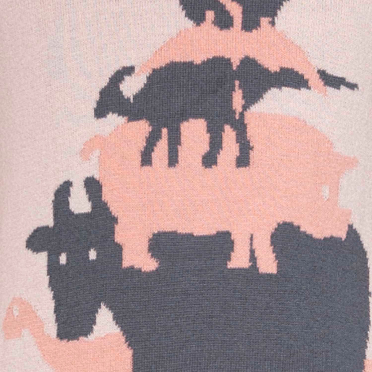 Suéter navideño rosa para niñas