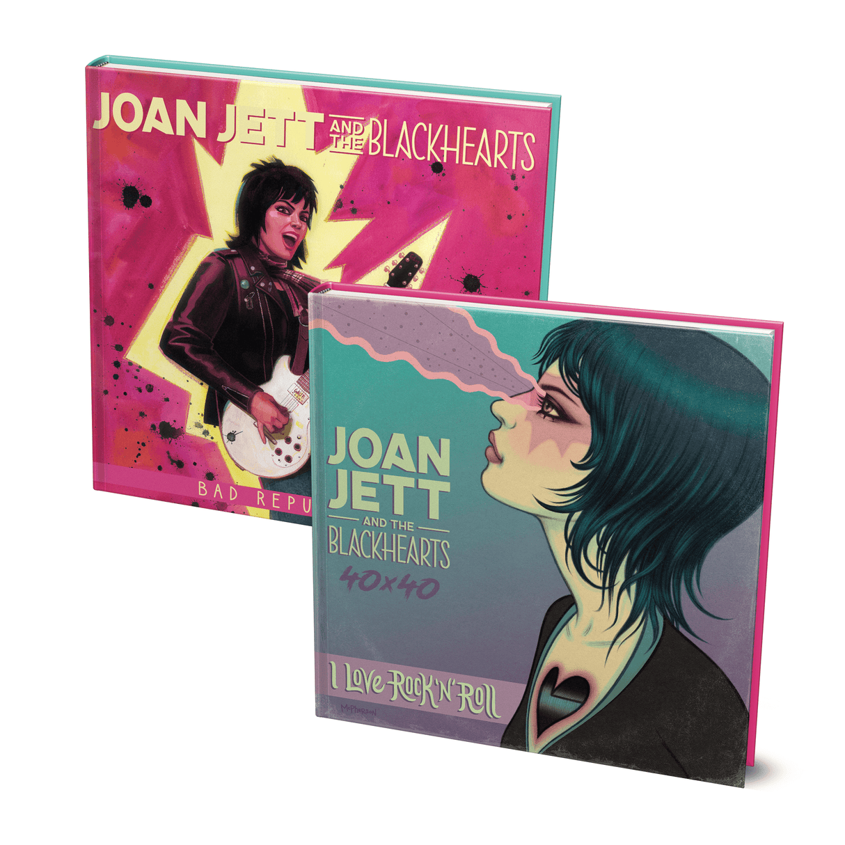 JOAN JETT & THE BLACKHEARTS - 40x40: Bad Reputation/I Love Rock 'n' Roll - Deluxe Book