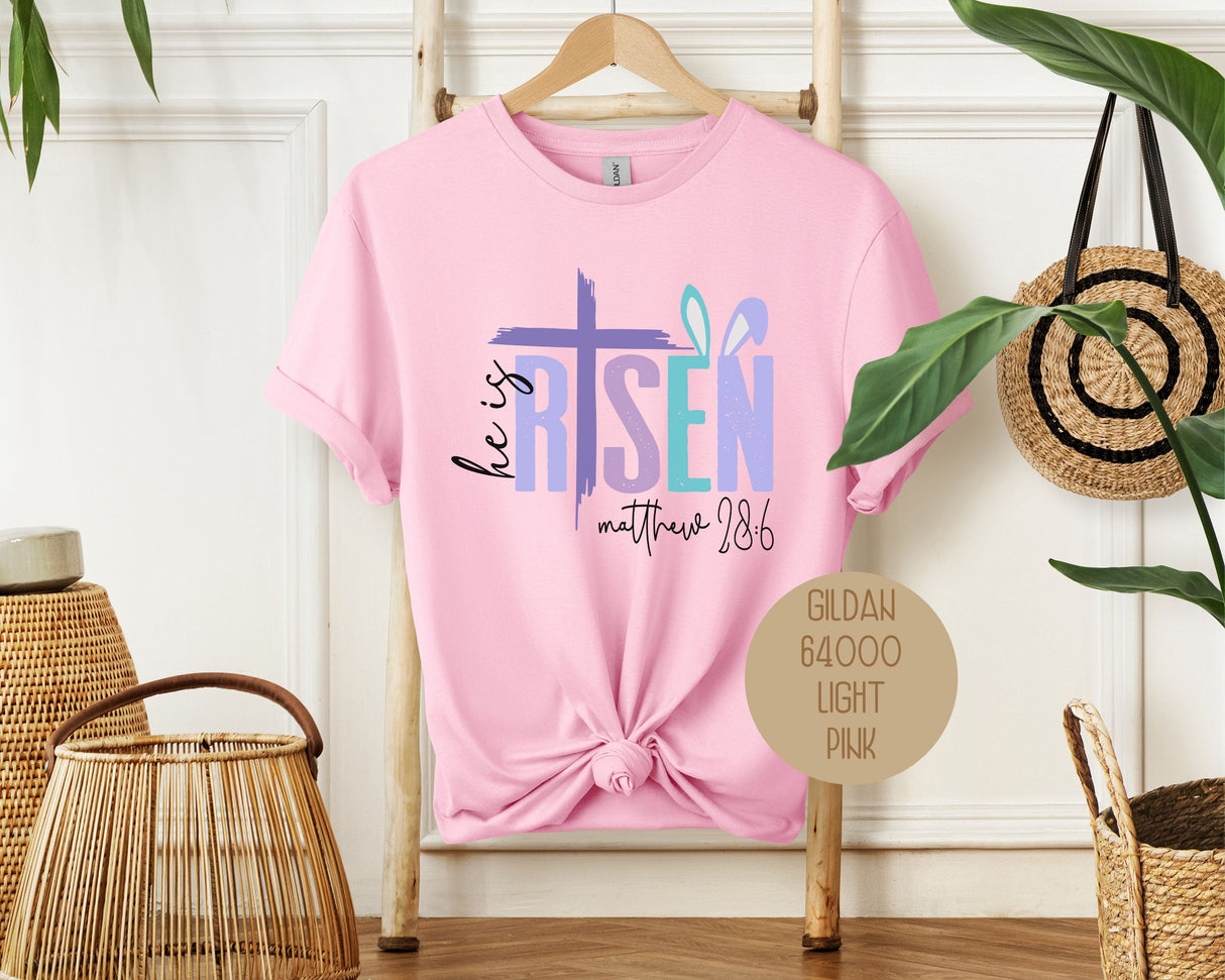 He Is Risen Easter Shirt-0