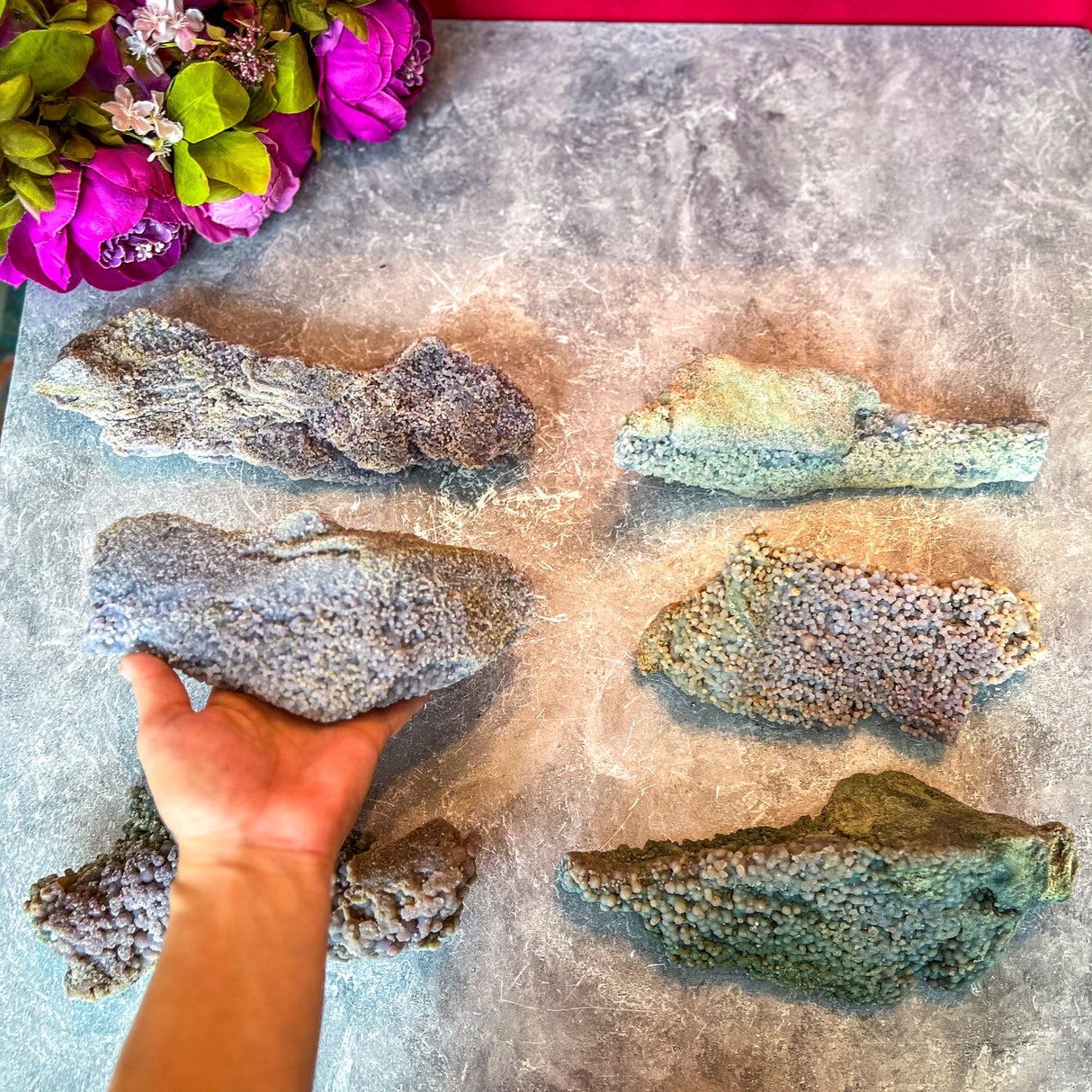 Racimos grandes de ágata uva, ¡económicos! ¡Tú eliges la pieza!