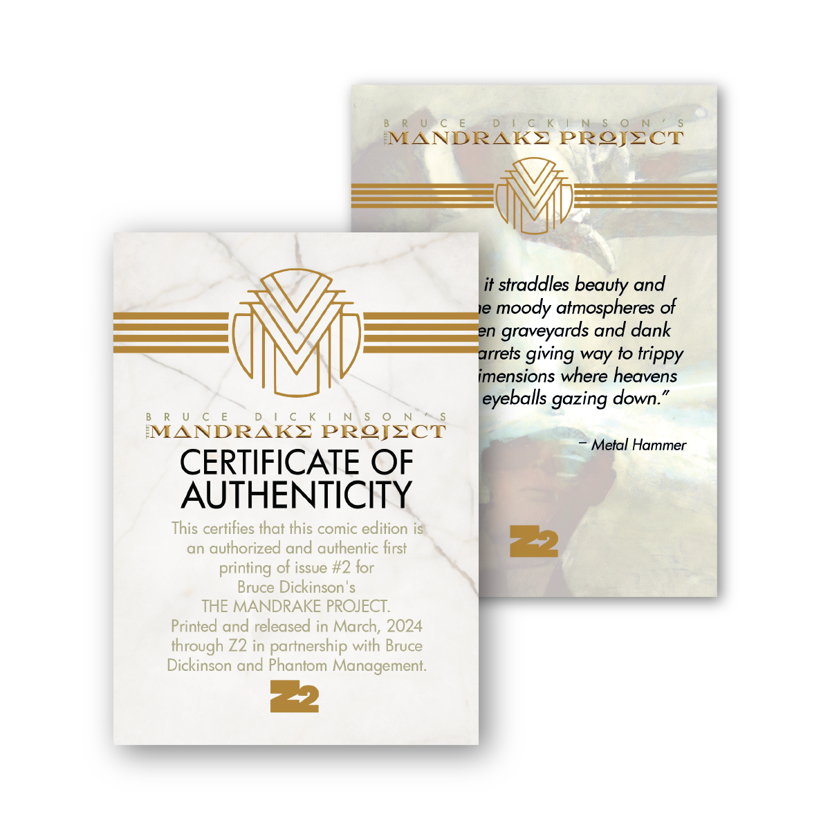 EL PROYECTO MANDRAKE de Bruce Dickinson: Número 2 - Edición FIRMADA - 666 Disponibles