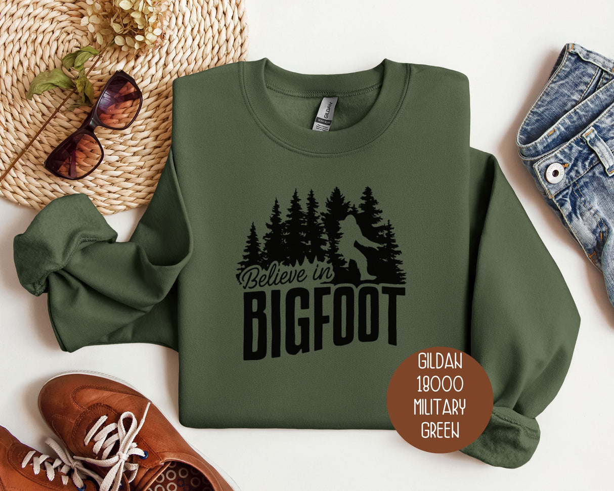 Believe in Bigfoot Sweatshirt-4