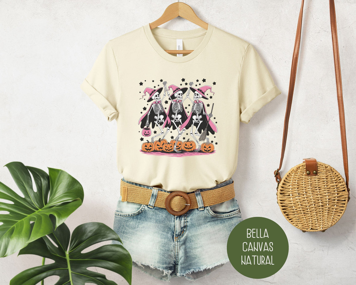 Dancing Skeletons Funny Halloween Shirt-9