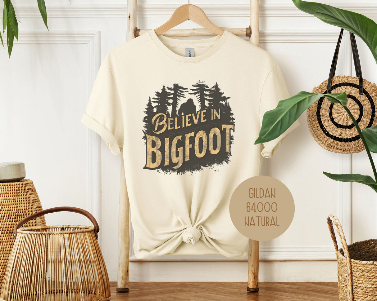 I Believe in Bigfoot Shirt-7