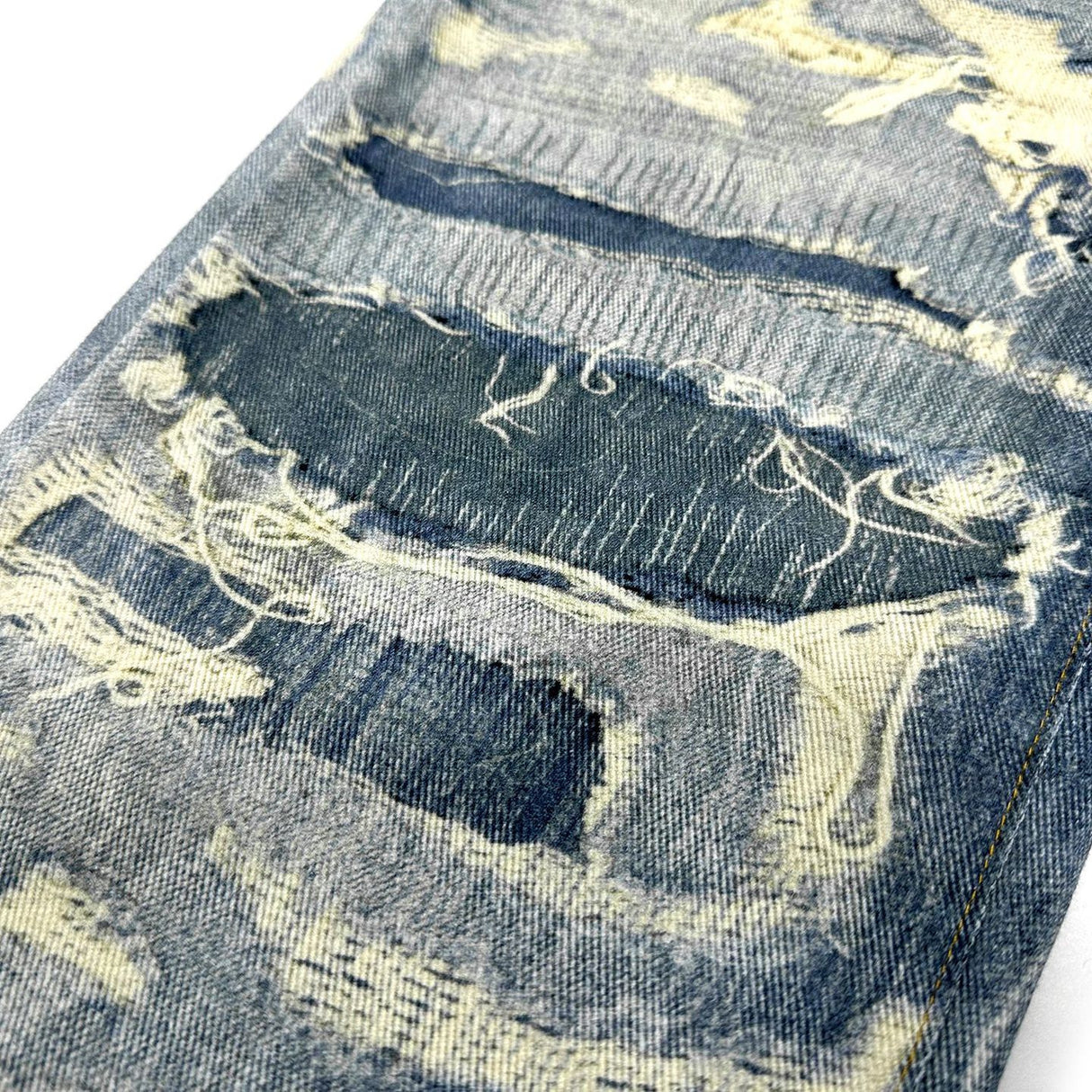 American Street Fashion Ripped Cool Loose Denim Trousers - Lootquake