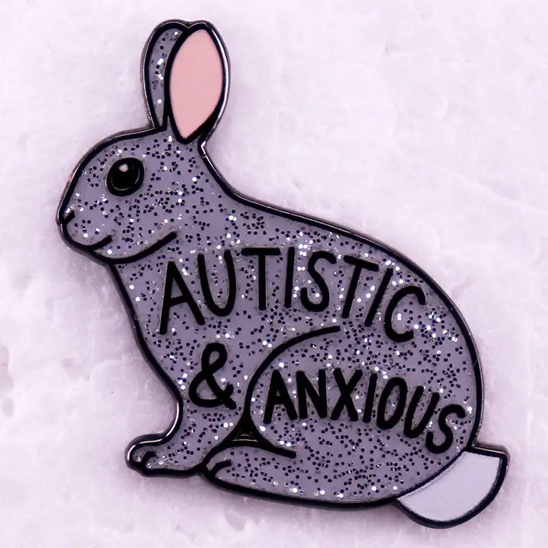 Cute Rabbit Brooch For Autism And Anxiety - Lootquake